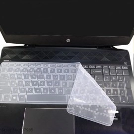 RAYA Silicone Keyboard Cover for HP Pavilion 15 [ 15s-fy 15s-fq 15s-eq ] Series laptops | Also fit for HP Pavilion 15 [15-dk 15-ec ] Series Gaming Laptops (Transparent)