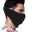 PrimeBox Half Face Cover Mask for Bike Riding Men Women Skin Friendly Breathable Uv Rays Anti Dust Sun Burn Pollution Strechable Balaclava Face Shield Pack of 1 Half Black Red Patti Ninja Mask