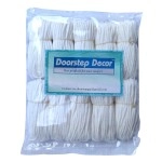 Door Step Decor Doorstep Pack of 1000 Pieces Long Cotton Wicks/Diya Batti for Pooja. Colour - White, Length - 3.5 inches