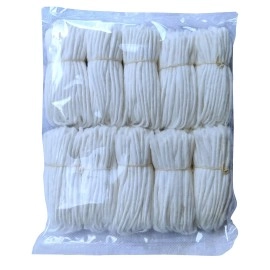 Door Step Decor Doorstep Pack of 1000 Pieces Long Cotton Wicks/Diya Batti for Pooja. Colour - White, Length - 3.5 inches