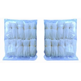 Door Step Decor Doorstep Pack of 1000 Pieces Long Cotton Wicks/Diya Batti for Pooja. Colour - White, Length - 3.5 inches