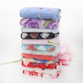 Khillayox Microfiber Small Size Face Towel,Handkerchief,Rumal - 400 Gsm,Extra Soft And Super Absorbent Face Towels For WomenS, Kids And Newborn Babies - Set Of 12 - (1 Dozen)-(25X25 Cm), Multi