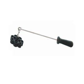 FLORA AND CO Stainless Steel Non Stick Rose Murukku Cookie Maker - Black