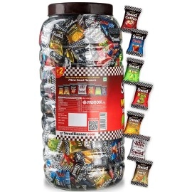 Swad Mixed Chocolate Candy | Meetha Pan, Imli, Kopiko Coffee, Pulse Kacha Aam, Orange + Vitamin C | Jar, 300 Toffees
