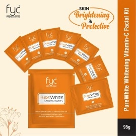 FYC Professional Yavi Cosmetics PURE WHITE VITAMIN-C FACIAL KIT Pouch One time Use