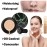 SUNISA Full Coverage Bb And Cc Cream Foundation With Mushroom Head Air Cushion Puff 20G And 1 Beauty Blender Sponge For All Skins, Natural Finish