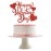 FestikoRed Glitter Happy Valentines Day Cake Topper,Happy Valentines Day Party Decorations,Girls Valentines Day Cake Topper for Valentine\'s Day Theme Wedding Anniversary Party Cake Decor Supplies