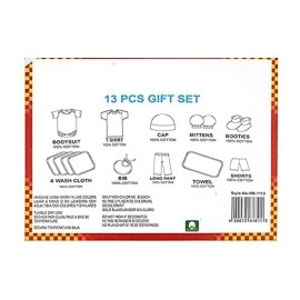 DADDY - G New Born Unisex Baby\'s Gift Set -13 Pieces (Pink)