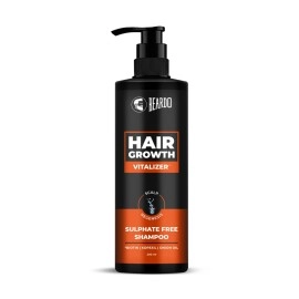 Beardo Hair Growth Vitalizer Shampoo for Men, 200 ml | With Biotin, Kopexil Promotes Reduces Fall Control Sulphate and Paraben Free Men