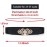 Sunkizzrs Waist Belt Womens for Dress - Stretchable Belts for Women Stylish - Broad/Fancy/Embellished Belts - Waist Rhinestone Ladies Designer Waistband Belt For Skirt, Black, Free Size