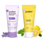 Perfora Daily Routine Oral Care Combo: Awake & Unwind Toothpaste For Active Freshness, Cavity Prevention & Teeth Whitening | Fluoride & SLS Free Tooth paste For Adults & Kids | 200 g (100 g x 2)