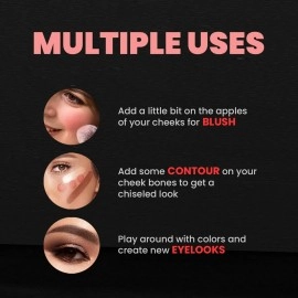 MARS Infinity Lip Palette | Demi Matte | 16 Colors to Infinte Lipstick Colors | Free Spatula Applicator (36.0 gm) (01+02-Multicolor)