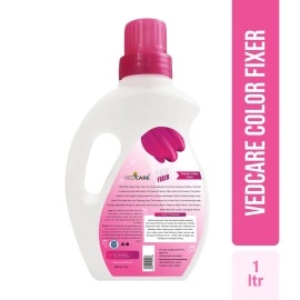 Vedcare Fabric Color Fixer Liquid For Clothes, Works for Silk, Cotton, Georgette And All Fabric 1L, Fresh