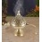 DSH CRAFTING YOUR CURIOSITY Dsh Home Purifying Brass Dhuna Loban Burner Dhooni Dhoop Dani Dhuni Brass Table Dhoop Dani Incense Burner For Loban(Round)