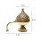 DSH CRAFTING YOUR CURIOSITY Dsh Home Purifying Brass Dhuna Loban Burner Dhooni Dhoop Dani Dhuni Brass Table Dhoop Dani Incense Burner For Loban(Round)