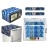 Yellow Weaves Combo of Fridge Top Cover 4 Fridge Mat with 1 Oven Cover with 2 Handle Covers (Pack of 8) Blue Color