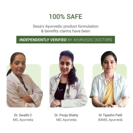 Sesa Ayurvedic Hair Care Juice - for Hair Fall control & Hair Growth - with Bhringraj, Aloe Vera, Amla & Daru Haridra, 1L
