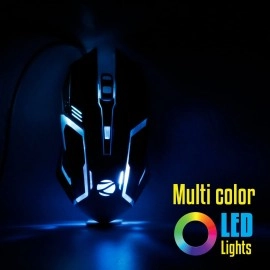 Zebronics Zeb-Transformer-M Optical USB Gaming Mouse with LED Effect(White)