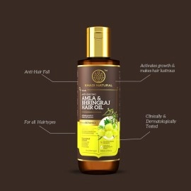 KHADI NATURAL Amla & Bhringraj Hair Oil- POWERED BOTANICS 200ML