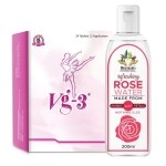 DHARMANIS INTERNATIONAL Vg-3 (24 tablets) With Rose Water Face Toner | Skin Toner | Makeup Remover For All Skin Types - 200 ml
