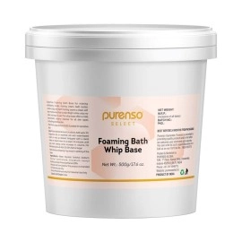Purenso Select - Foaming Bath Whip Base, 500g I 100% Pure Sulfate Free, Vegan, Foaming Bath Butter Base Whipped