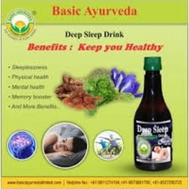 Basic Ayurveda Deep Sleep Drink 250ml | Natural Herbal Sleep Support | Ayurvedic Relaxing Drink for Restful Night, Stress Relief & Calm Mind | Supports Healthy Sleep Cycle & Relaxation