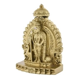 Generic Lord MURUGA/Kumaraswamy/Murugan Karthikeya Subrahmanya Swamy Statue, 12 cm Height, Multicolour, Resin, Standard Size, Traditional Style, Decorative, Indoor Use, Living Room, Religion Theme