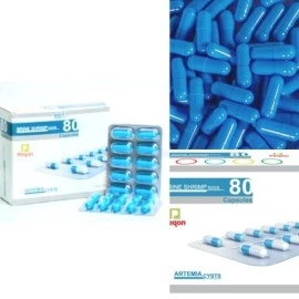 VAYINATO Pezlifeworld Peqon Artemia Cysts Brine Shrimp Eggs with 90% Hatching Rate For Baby Fish (1 Strip (10 Capsules))