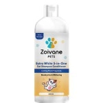 ZOIVANE 5 in 1 Extra White Cat Shampoo with Conditioner (100ml) | Reduces Hair Fall | Enhances Coat Brightness | Ideal for Persian Cats, Kittens, and All Breeds (Pack of 1)