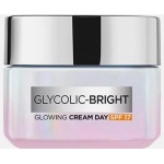 LOral Paris Glycolic Bright Day Cream with SPF 17, 50ml |Skin Brightening Cream with Glycolic Acid that Visbily Minimizes Spots & Reveals Even Toned Skin