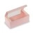 Chic a Choc Loaf Cake/Cookie Box in Pastel Pink (Pack of 8) 8x4x3.25 Inch. Cake Box for Bakers, cafes and Home-use.