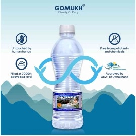 GOMUKH Gangajal 1000ML The Purest Holy Water Directly From Gangotri Valley Approved By Govt. Of Uttrakhand For Puja Purposes 1 Litre 1 Ltr