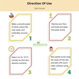 Shudh Online Sunnipindi Powder, Ubtan Powder - Herbal Bath powder (400g), for Women, Baby, Body, Men, Skin Whitening, Diwali (Sunni pindi, Nalangu Maavu, Sugandhi Utane, Utne, Uttan)