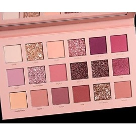 HUDACRUSH BEAUTY New Nude and Rose Gold Remastered Edition Eyeshadow Palette, Matte and Shimmer Finish