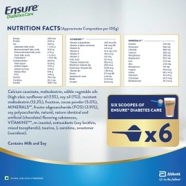 Ensure Diabetes Care- Nutrition to Help Control Blood Sugar Levels- 400 gm Box (Chocolate Flavour), Yellow