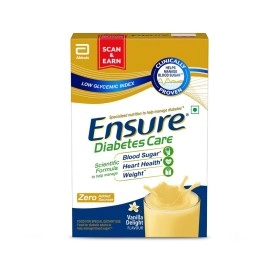 Ensure Diabetes Care- Nutrition to Help Control Blood Sugar Levels- 400 gm Box (Vanilla Flavour), Yellow
