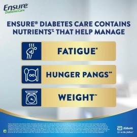 Ensure Diabetes Care- Nutrition to Help Control Blood Sugar Levels- 400 gm Box (Vanilla Flavour), Yellow