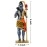 GCT Lord Shiv Idol Shiva Trishul Statue Shankar Murti (B-174) Blue Metal Statue for Home Dcor Car Dashboard Mandir Pooja Murti Temple Puja Office Table Showpiece
