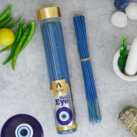 The Aroma Factory Agarbatti | Evil Eye Nazar Kavach Luxury Incense Sticks for Removing Negative Energy & Bring Luck | Natural, Herbal, Low Smoke & 0% Charcoal | 100g X 1 Bottle Pack