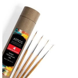 ARTIOS Fine Detailing Brush Set for Painting - Lon..