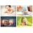 PRINTNET New Born Baby Girl,Boy Poster for Wall Pregnant Women Cute Large Posters in Room Bedroom with Big Size Gloss Finish, Size - 12 x 18 Inch, Set of 4 Photo