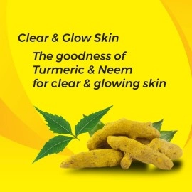 K P Namboodiri\'s Turmeric Herbal Soap 100g (Buy 3 Get 1 Free) - Pack of 2