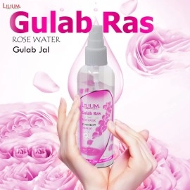 Lilium Pure & Natural Rose Water With Original Rose Frangrance, 60ml, Pack of 3
