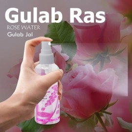 Lilium Pure & Natural Rose Water With Original Rose Frangrance, 60ml, Pack of 3