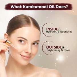 INTIMIFY Kumkumadi Tailam Face Oil For Glowing Skin, Face Glowing And Skin Whitening & Lightening, Pigmentation Oil For Women & Men 100 gm (Pack of 1)