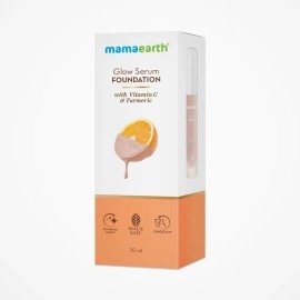 Mamaearth Glow Serum Foundation with Vitamin C & Turmeric for 12-Hour Long Stay - 01 Ivory Glow - 30 ml