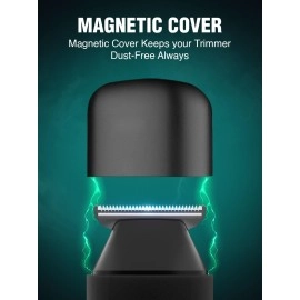 VGR V-932 Professional Rechargeable Corded & Cordless Pocket Hair Trimmer for Mens Runtime: 120 Minutes, Black