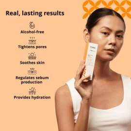 Rivela Dermascience by Cipla Witch Hazel Toner for Pore Tightening, Exfoliation & Soothing, 100 ml | Contains 6 botanical extracts | Regulates sebum production | Hydrating toner for glowing skin