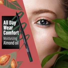 FACESCANADA Magneteyes Color Kajal - Burgundy Love 04, 0.30G | Highly Pigmented Kohl | 12 Hr Long Stay | Matte Finish | Single Stroke Glide | Water Proof | Smudge Proof | Almond Oil Enriched - Pencil