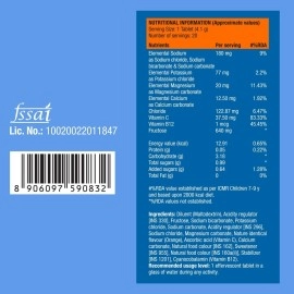 FAST&UP Reload electrolyte instant energy and hydration drink - 20 effervescent tablets - Peach ice tea flavour Pack of 4